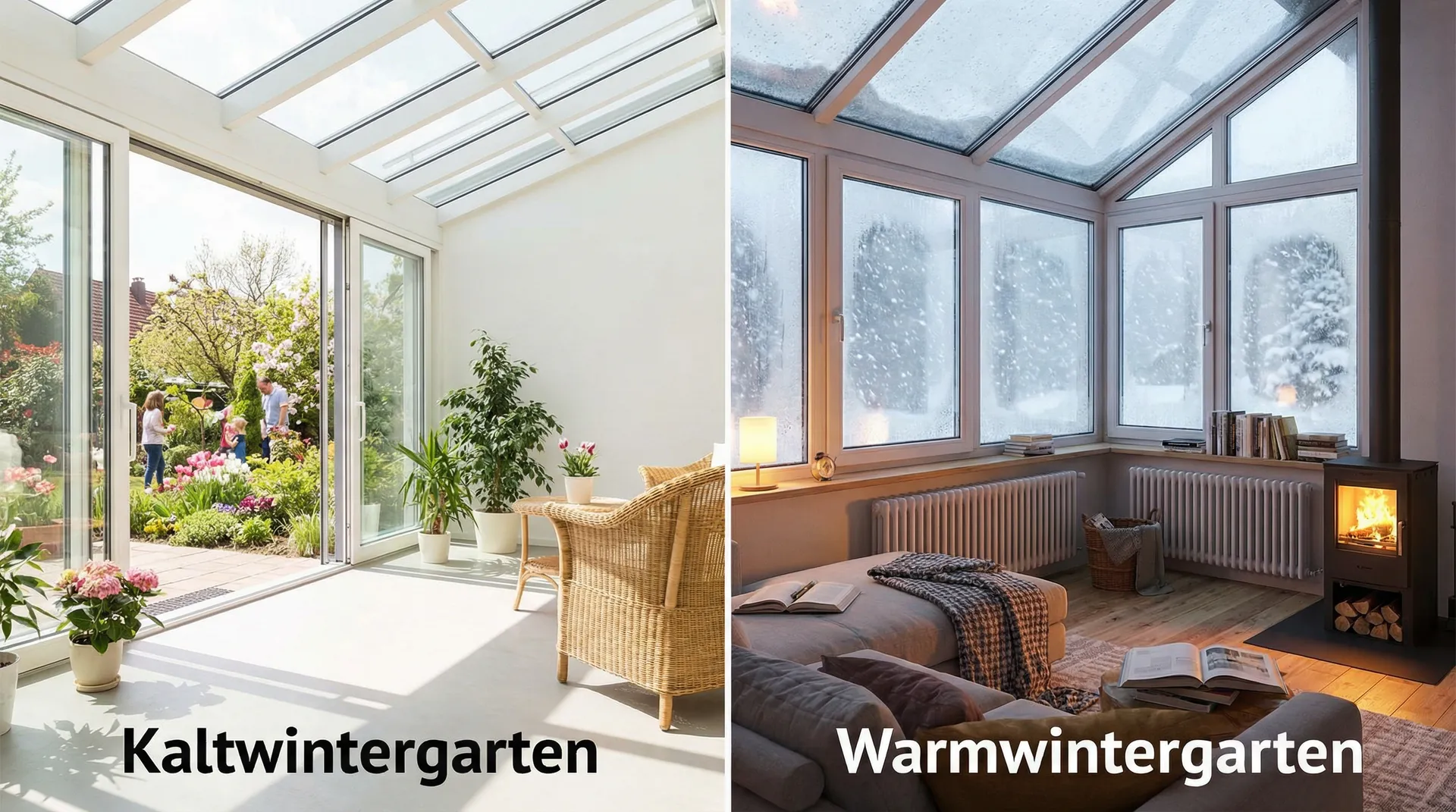 Kaltwintergarten vs. Warmwintergarten: Welcher Typ passt zu mir?